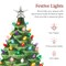 Best Choice Products 24in X-Large Pre-Lit Ceramic Christmas Tree Decor w/ 74 Bulbs, LED Light